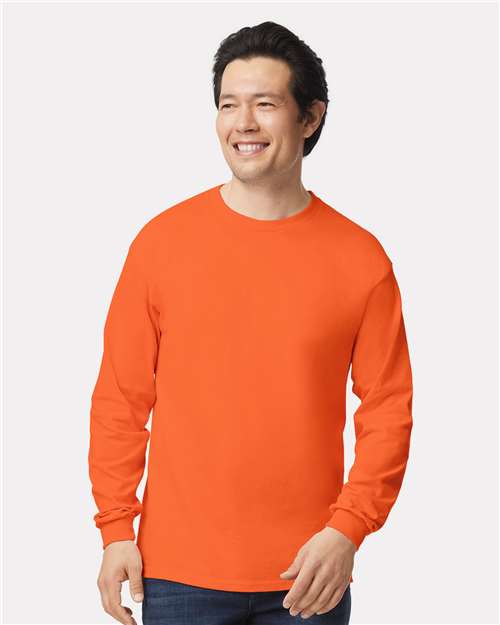 Ultra Cotton® Long Sleeve T-Shirt - Orange -   -