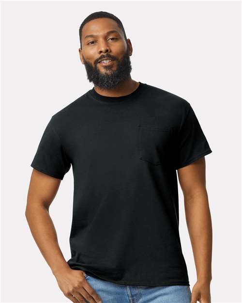 Ultra Cotton® Pocket T-Shirt - Black -   -