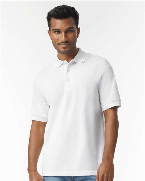 DryBlend® Jersey Polo - White -   -