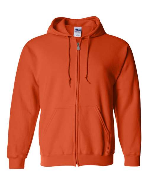 Heavy Blend™ Full-Zip Hooded Sweatshirt - Orange -   -