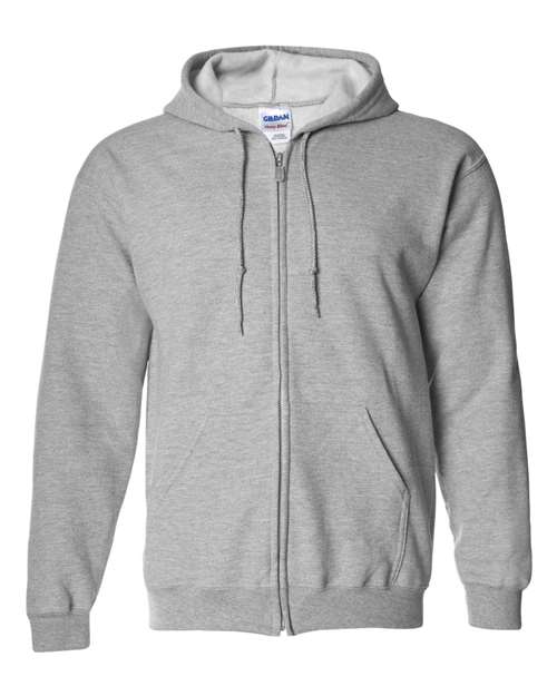 Heavy Blend™ Full-Zip Hooded Sweatshirt - Sport Grey -   -
