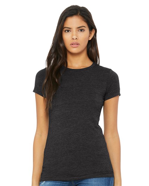 Women's Slim Fit Tee - Aqua -   -