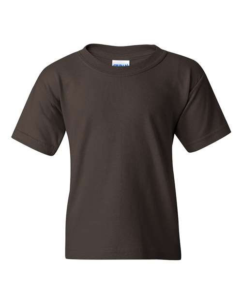 Heavy Cotton™ Youth T-Shirt - Dark Chocolate -   -