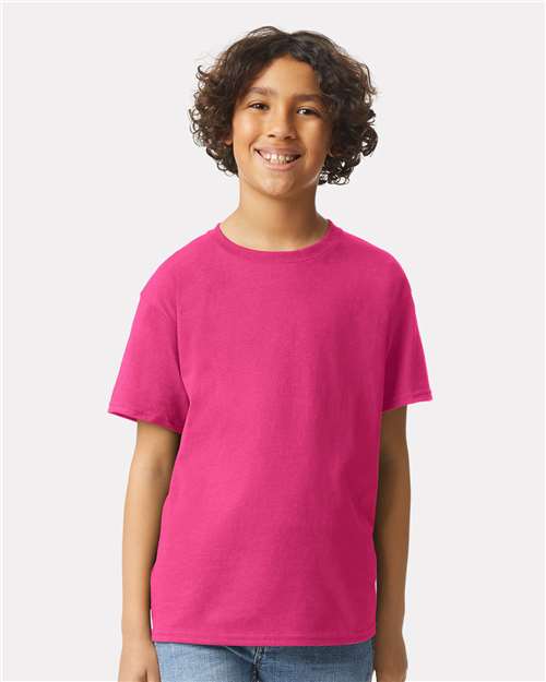 Ultra Cotton® Youth T-Shirt - Heliconia -   -