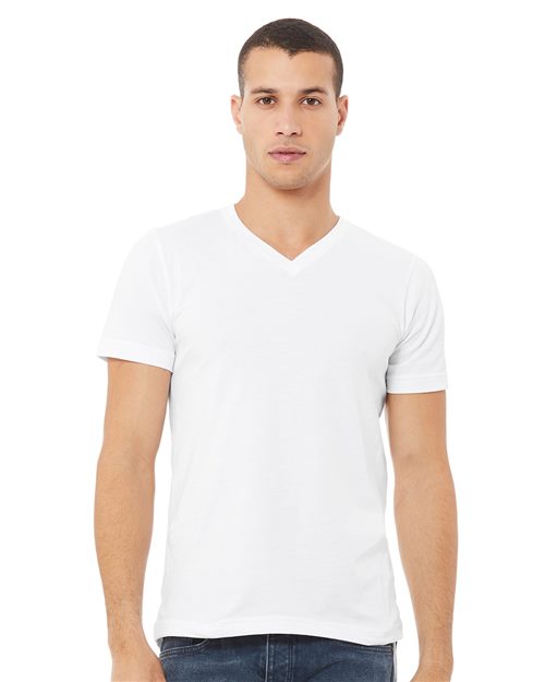 Jersey V-Neck Tee - Ash -   -