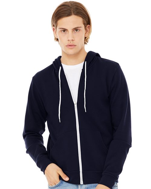 Sponge Fleece Full-Zip Hoodie - Ash -   -