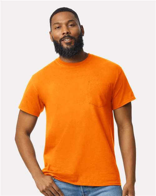 Ultra Cotton® Pocket T-Shirt - Safety Orange -   -