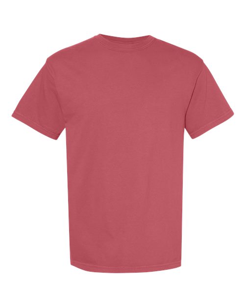 Garment-Dyed Heavyweight T-Shirt - Crimson -   -