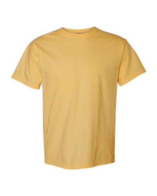 Garment-Dyed Heavyweight T-Shirt - Mustard -   -