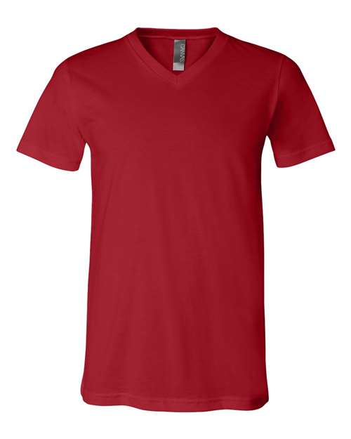 Jersey V-Neck Tee - Canvas Red -   -