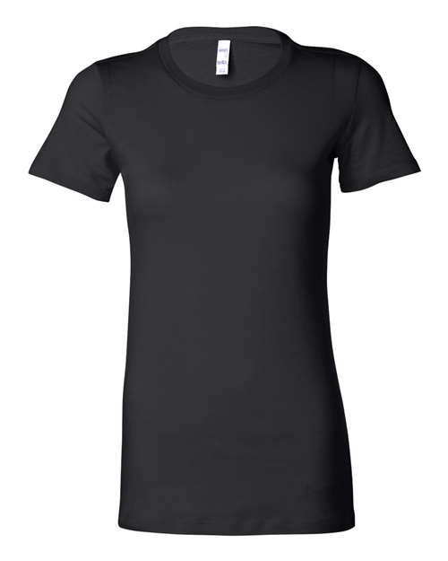 Women's Slim Fit Tee - Black -   -