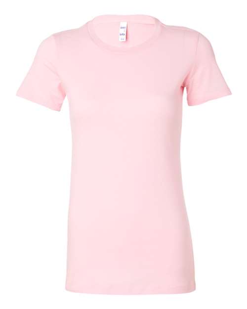 Women's Slim Fit Tee - Pink -   -