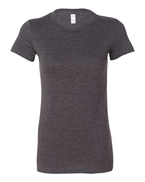 Women's Slim Fit Tee - Dark Grey Heather -   -