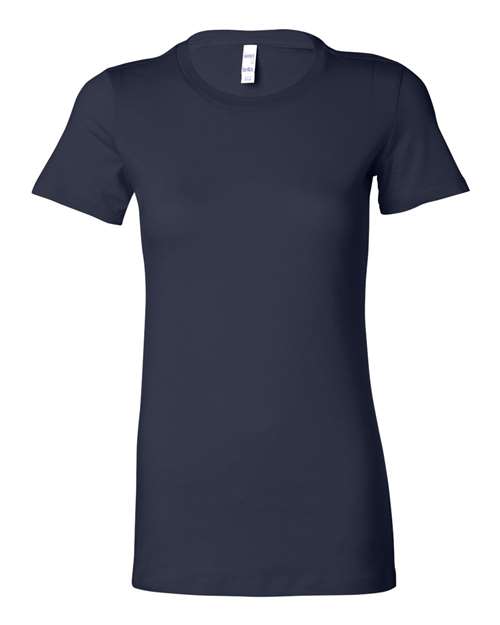 Women's Slim Fit Tee - Navy -   -