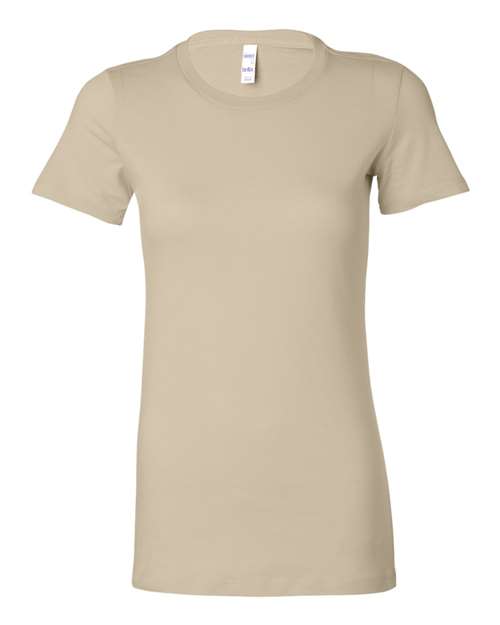 Women's Slim Fit Tee - Soft Cream -   -