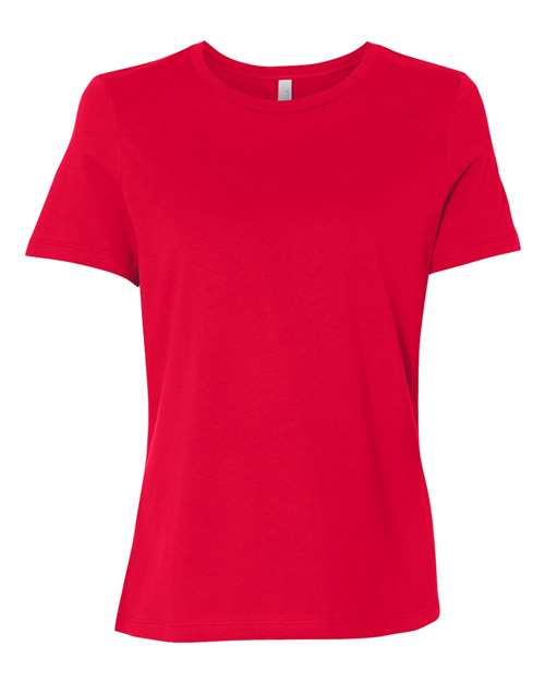 Women’s Relaxed Jersey Tee - Red -   -