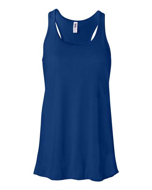 Women's Flowy Racerback Tank - True Royal -   -