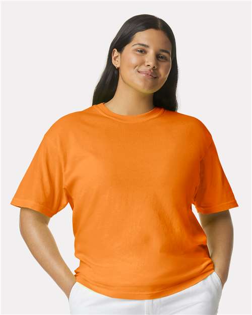 Garment-Dyed Heavyweight T-Shirt - Bright Orange -   -