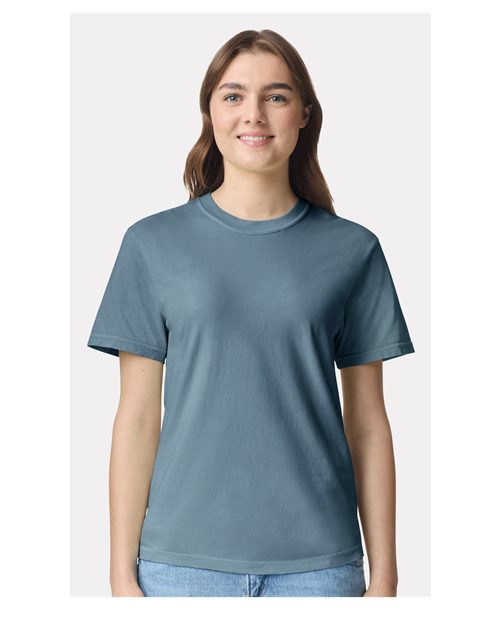 Garment-Dyed Heavyweight T-Shirt - Ice Blue -   -
