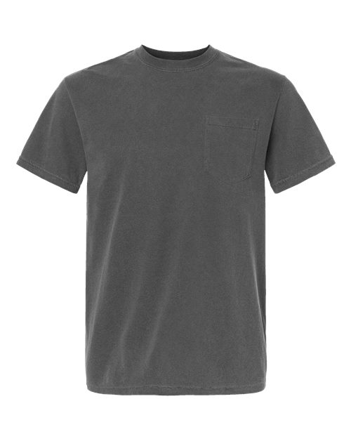 Garment-Dyed Heavyweight Pocket T-Shirt - Pepper -   -