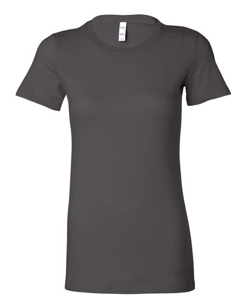 Women's Slim Fit Tee - Aqua -   -