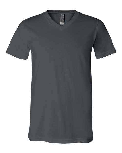 Jersey V-Neck Tee - Asphalt -   -