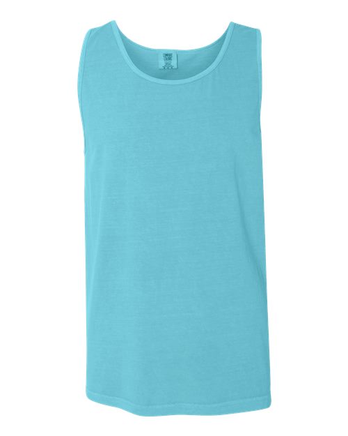 Garment-Dyed Heavyweight Tank Top - Lagoon -   -
