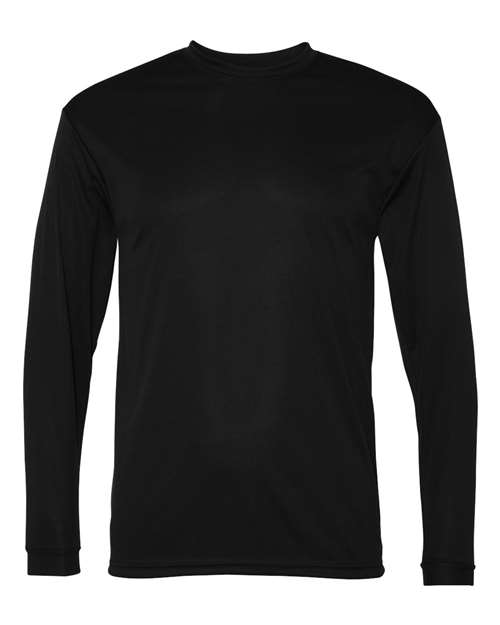 Performance Long Sleeve T-Shirt - Black -   -