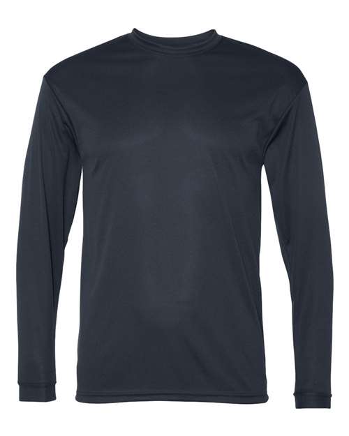 Performance Long Sleeve T-Shirt - Navy -   -