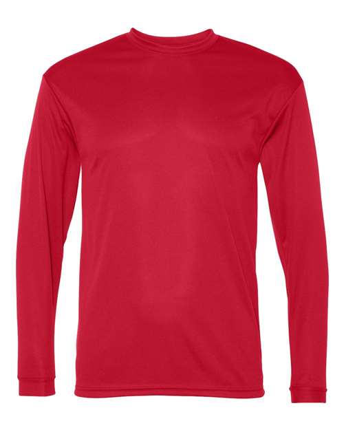 Performance Long Sleeve T-Shirt - Red -   -