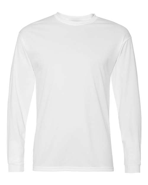 Performance Long Sleeve T-Shirt - White -   -