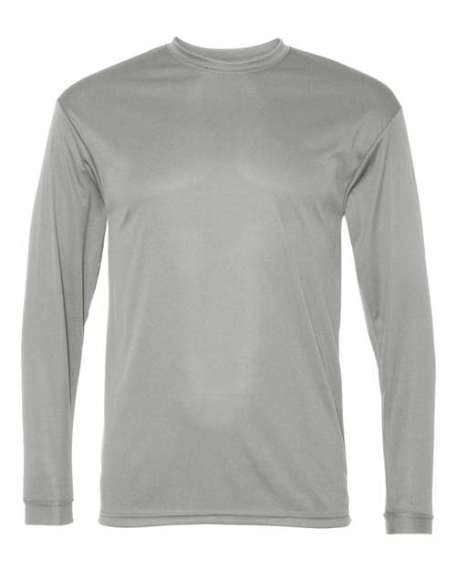 Performance Long Sleeve T-Shirt - Silver -   -
