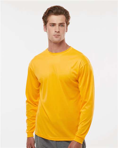 Performance Long Sleeve T-Shirt - Gold -   -