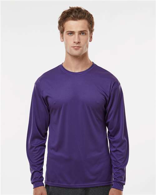 Performance Long Sleeve T-Shirt - Purple -   -