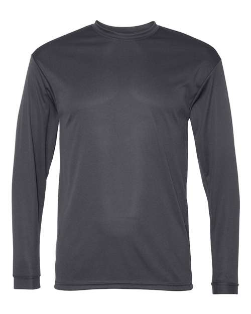 Performance Long Sleeve T-Shirt - Graphite -   -