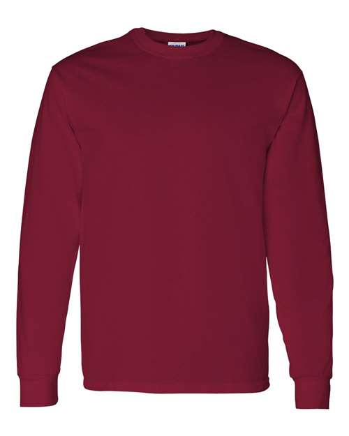 Heavy Cotton™ Long Sleeve T-Shirt - Cardinal Red -   -