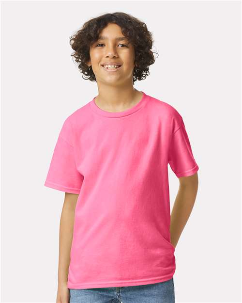 Ultra Cotton® Youth T-Shirt - Safety Pink -   -