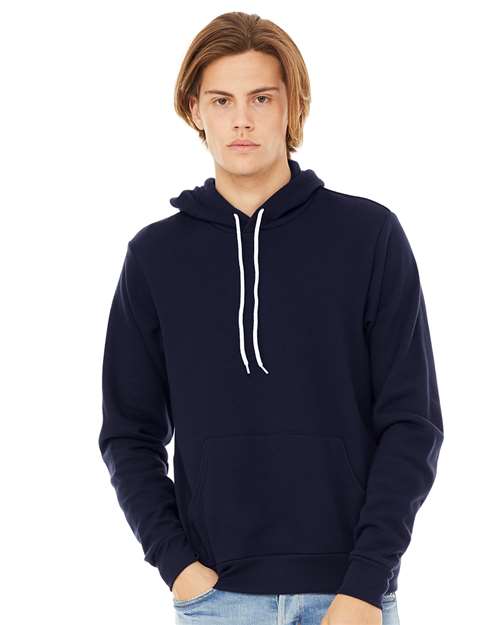 Sponge Fleece Hoodie - Navy -   -