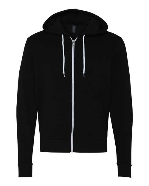 Sponge Fleece Full-Zip Hoodie - Black -   -
