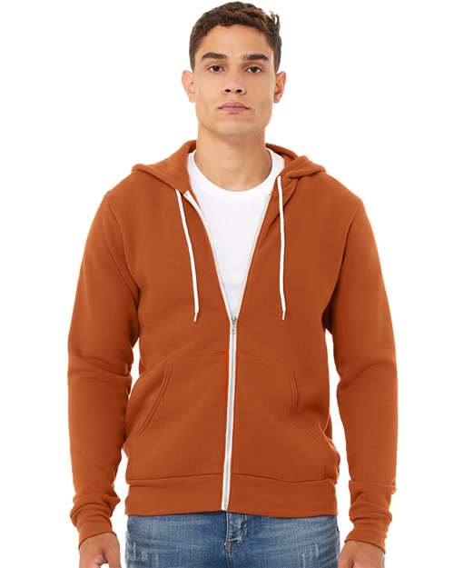 Sponge Fleece Full-Zip Hoodie - Autumn -   -