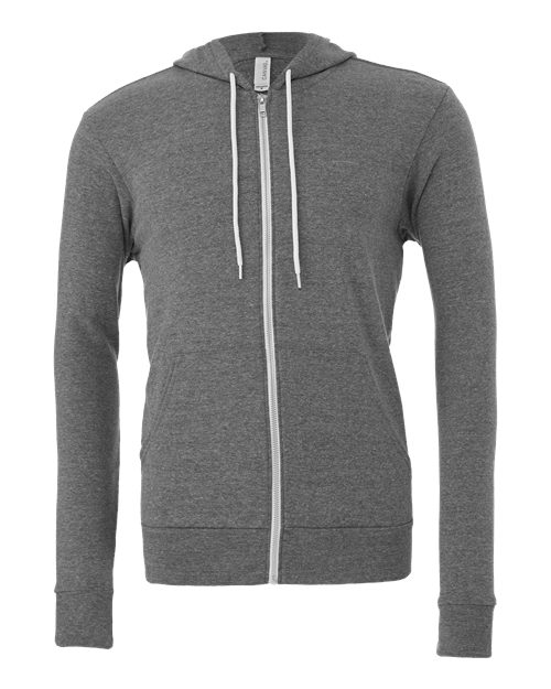 Sponge Fleece Full-Zip Hoodie - Deep Heather -   -