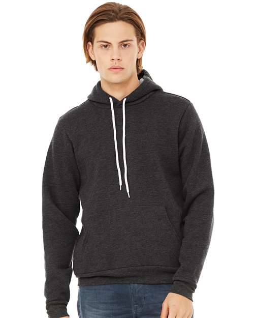 Sponge Fleece Hoodie - Dark Grey Heather -   -