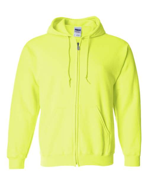 Heavy Blend™ Full-Zip Hooded Sweatshirt - Safety Green -   -