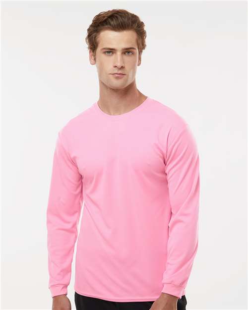 Performance Long Sleeve T-Shirt - Pink -   -