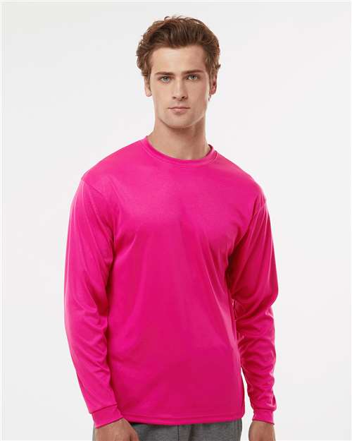 Performance Long Sleeve T-Shirt - Hot Pink -   -