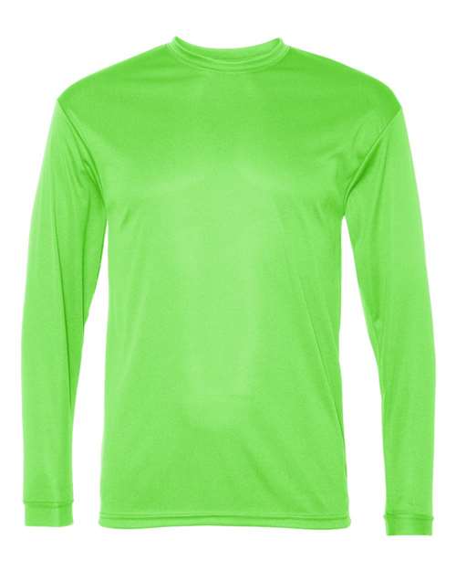 Performance Long Sleeve T-Shirt - Lime -   -