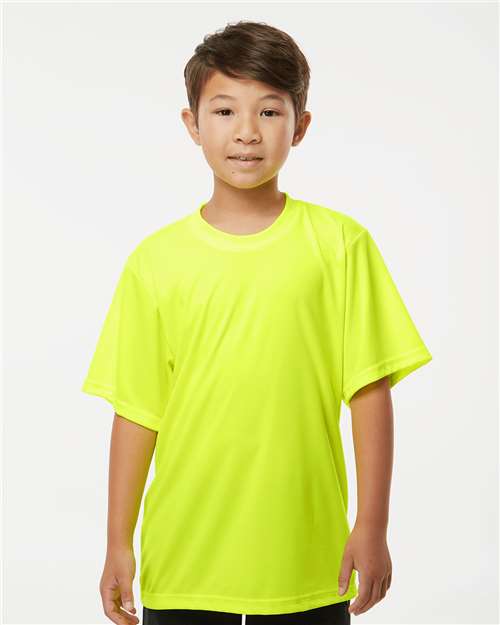 Youth Performance T-Shirt - Safety Yellow -   -