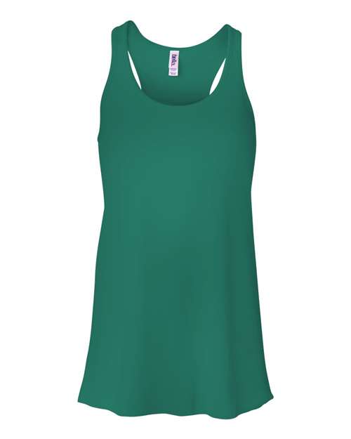 Women's Flowy Racerback Tank - Kelly -   -