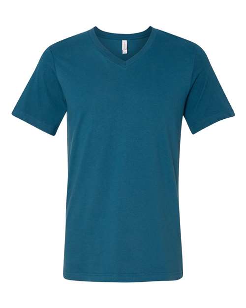 Jersey V-Neck Tee - Deep Teal -   -