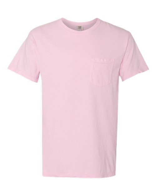 Garment-Dyed Heavyweight Pocket T-Shirt - Blossom -   -